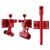 Maxbell Set of 3 Fishing Chair Accessories Fishing Rod Holder Bracket for Beach red