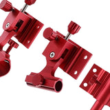 Maxbell Set of 3 Fishing Chair Accessories Fishing Rod Holder Bracket for Beach red