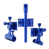 Maxbell Set of 3 Fishing Chair Accessories Fishing Rod Holder Bracket for Beach blue