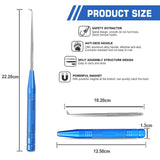 Maxbell Fish Hook Remover Safety Separator Device Extractor Supplies for Ice Fishing Blue