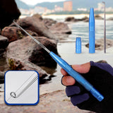 Maxbell Fish Hook Remover Safety Separator Device Extractor Supplies for Ice Fishing Blue
