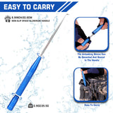 Maxbell Fish Hook Remover Safety Separator Device Extractor Supplies for Ice Fishing Gray