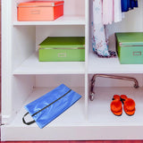 Maxbell Multifunction Travel Shoes Bags Toiletry Carrier Case Waterproof for Gym blue