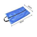 Maxbell Multifunction Travel Shoes Bags Toiletry Carrier Case Waterproof for Gym blue