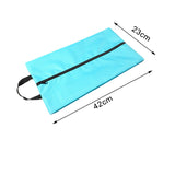 Maxbell Multifunction Travel Shoes Bags Toiletry Carrier Case Waterproof for Gym light blue
