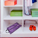 Maxbell Multifunction Travel Shoes Bags Toiletry Carrier Case Waterproof for Gym violet