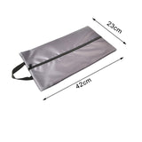Maxbell Multifunction Travel Shoes Bags Toiletry Carrier Case Waterproof for Gym gray