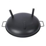 Maxbell Cast Firepit Large Sturdy Stand for Backyard Hiking Traveling