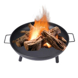 Maxbell Cast Firepit Large Sturdy Stand for Backyard Hiking Traveling