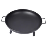 Maxbell Cast Firepit Large Sturdy Stand for Backyard Hiking Traveling
