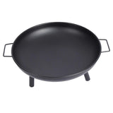 Maxbell Cast Firepit Large Sturdy Stand for Backyard Hiking Traveling