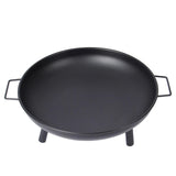 Maxbell Cast Firepit Large Sturdy Stand for Backyard Hiking Traveling