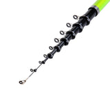 Maxbell Telescopic Fishing Rod Collapsible Spinning Rod Ceramic Guide Rings 540cm