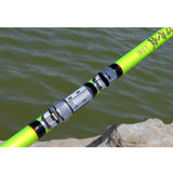 Maxbell Telescopic Fishing Rod Collapsible Spinning Rod Ceramic Guide Rings 540cm