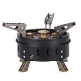 Maxbell Folding Camping Gas Stove Furnace Survival Kit Portable Burner for Picnic