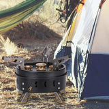 Maxbell Folding Camping Gas Stove Furnace Survival Kit Portable Burner for Picnic