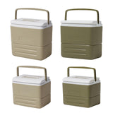 Maxbell Insulated Thermal Organizer Cooler Bag for Car Picnic Lunch Barbecue Khaki 8.5L