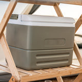 Maxbell Insulated Thermal Organizer Cooler Bag for Car Picnic Lunch Barbecue Khaki 8.5L