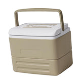 Maxbell Insulated Thermal Organizer Cooler Bag for Car Picnic Lunch Barbecue Khaki 8.5L