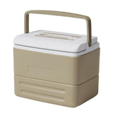 Maxbell Insulated Thermal Organizer Cooler Bag for Car Picnic Lunch Barbecue Khaki 8.5L