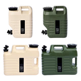 Maxbell Water Storage Tank with Faucet Water Container for Picnic Hiking Khaki 12L