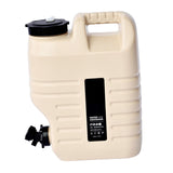 Maxbell Water Storage Tank with Faucet Water Container for Picnic Hiking Khaki 12L