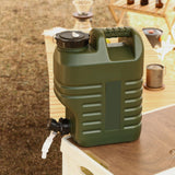 Maxbell Water Storage Tank with Faucet Water Container for Picnic Hiking Khaki 12L