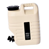 Maxbell Water Storage Tank with Faucet Water Container for Picnic Hiking Khaki 12L