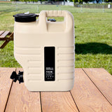 Maxbell Water Storage Tank with Faucet Water Container for Picnic Hiking Khaki 12L