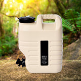 Maxbell Water Storage Tank with Faucet Water Container for Picnic Hiking Khaki 12L