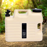 Maxbell Water Storage Tank with Faucet Water Container for Picnic Hiking Khaki 18L