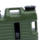 Maxbell Water Storage Tank with Faucet Water Container for Picnic Hiking Green 12L