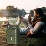 Maxbell Water Storage Tank with Faucet Water Container for Picnic Hiking Green 12L