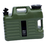 Maxbell Water Storage Tank with Faucet Water Container for Picnic Hiking Green 12L