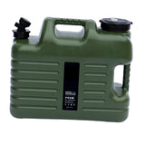 Maxbell Water Storage Tank with Faucet Water Container for Picnic Hiking Green 12L