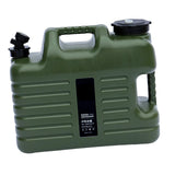 Maxbell Water Storage Tank with Faucet Water Container for Picnic Hiking Green 12L