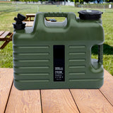 Maxbell Water Storage Tank with Faucet Water Container for Picnic Hiking Green 12L