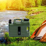 Maxbell Water Storage Tank with Faucet Water Container for Picnic Hiking Green 12L