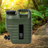 Maxbell Water Storage Tank with Faucet Water Container for Picnic Hiking Green 18L