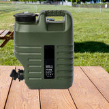 Maxbell Water Storage Tank with Faucet Water Container for Picnic Hiking Green 18L