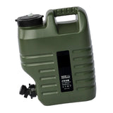 Maxbell Water Storage Tank with Faucet Water Container for Picnic Hiking Green 18L