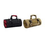 Maxbell Roll up Tool Bag Organizer with 5 Zippered Pockets for Mechanic Carpenter Red