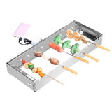 Maxbell Automatic Rotary Frame Accessories Adjustable Width Barbecue Rack for BBQ 50cm