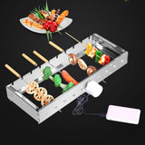 Maxbell Automatic Rotary Frame Accessories Adjustable Width Barbecue Rack for BBQ 60cm