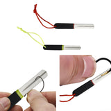 Maxbell Portable Outdoor Fishing Hook Sharpener Durable Double Sided Grit Grinding Red`