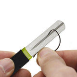 Maxbell Portable Outdoor Fishing Hook Sharpener Durable Double Sided Grit Grinding Green