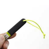 Maxbell Portable Outdoor Fishing Hook Sharpener Durable Double Sided Grit Grinding Green