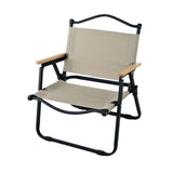 Maxbell Camping Folding Chair Portable Outdoor Furniture Armchair for Hunting Beach Khaki Black S