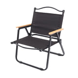 Maxbell Camping Folding Chair Portable Outdoor Furniture Armchair for Hunting Beach Black S