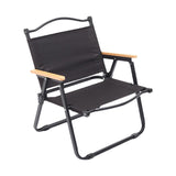 Maxbell Camping Folding Chair Portable Outdoor Furniture Armchair for Hunting Beach Black S